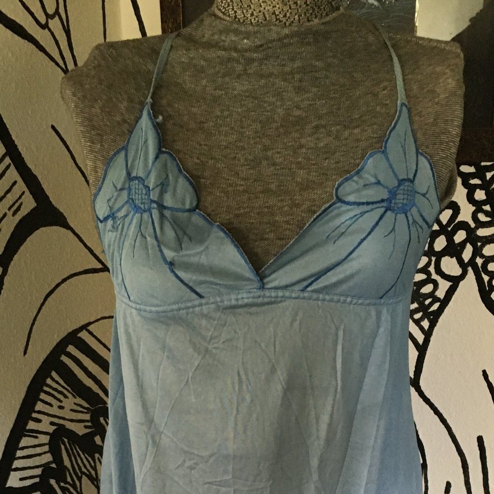 Vintage Elegant Embroidered Nighty